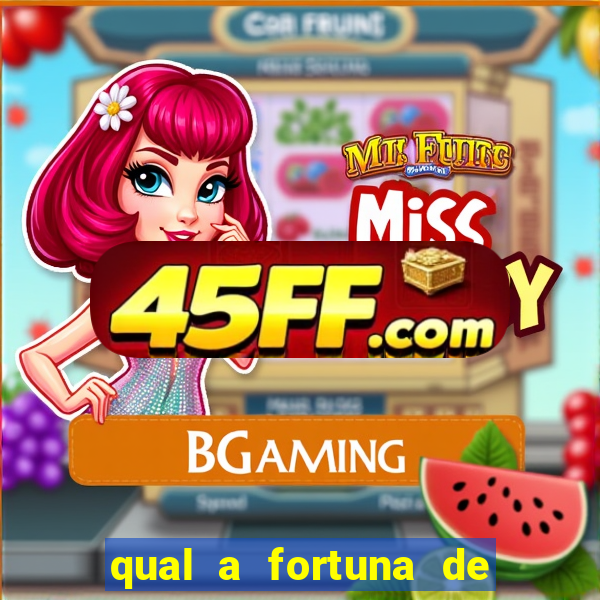 qual a fortuna de chico moedas